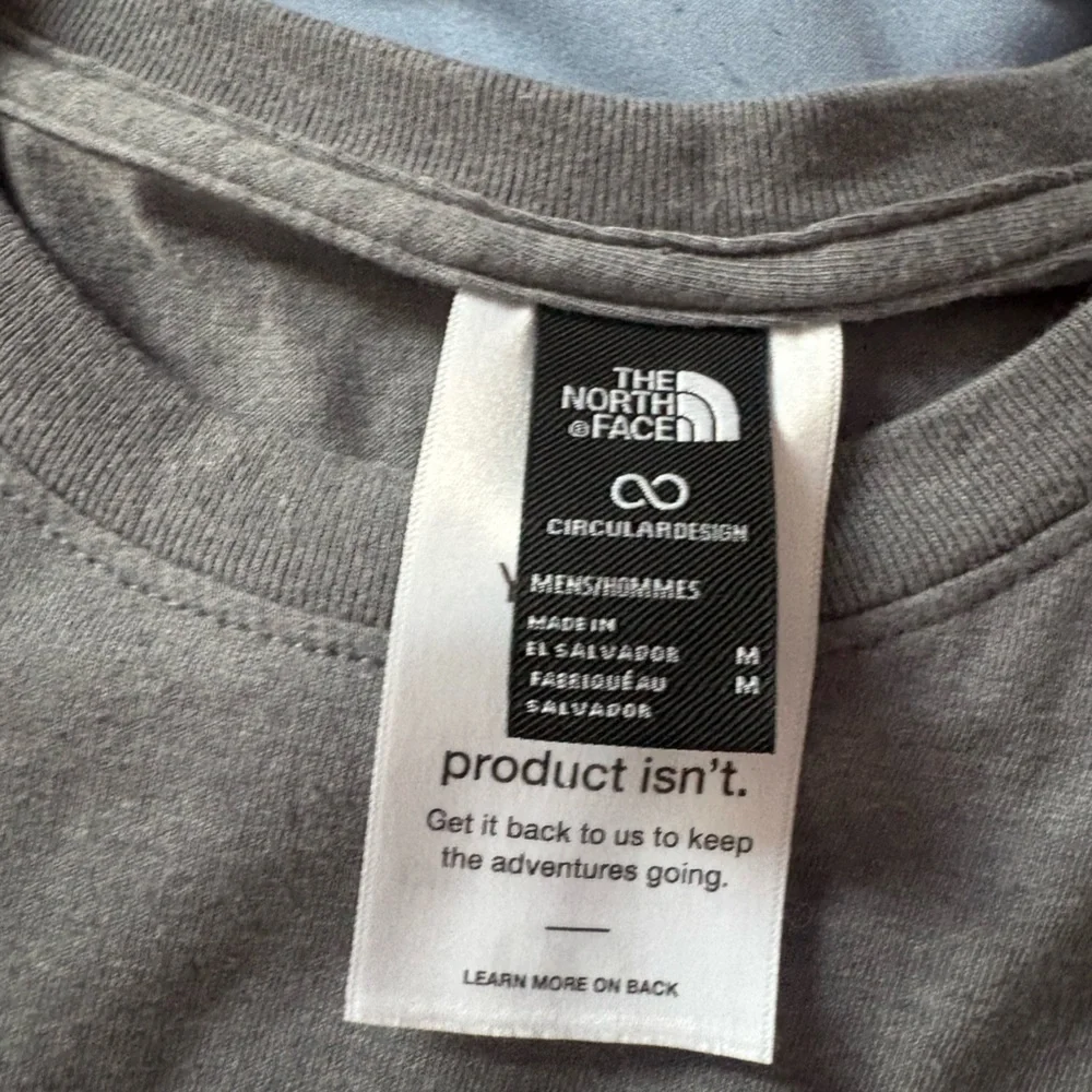 The North Face Men's Charcoal Long Sleeve Tee
